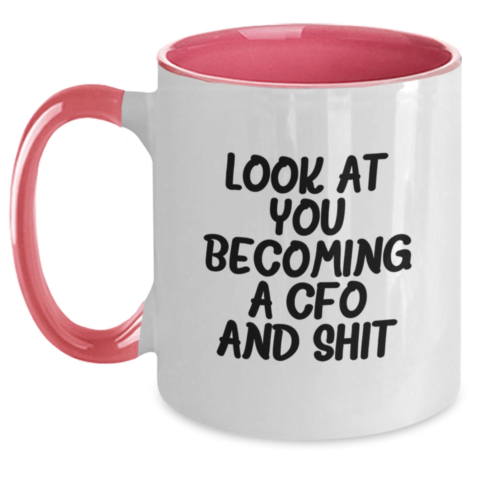 Funny CFO Gifts from Friends for Men - Look At You Becoming A CFO - Two Tone Coffee Mug - Main