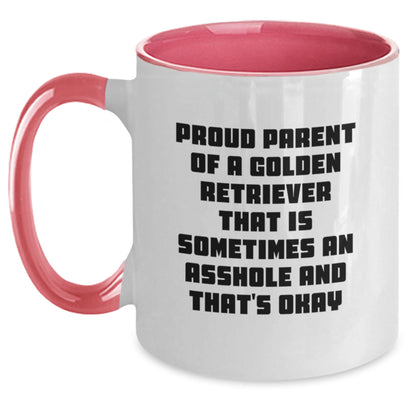 Funny Golden Retriever Dog Gifts from Proud Parents for Men, Women, Friends, Valentine's Unique Gifts - Main