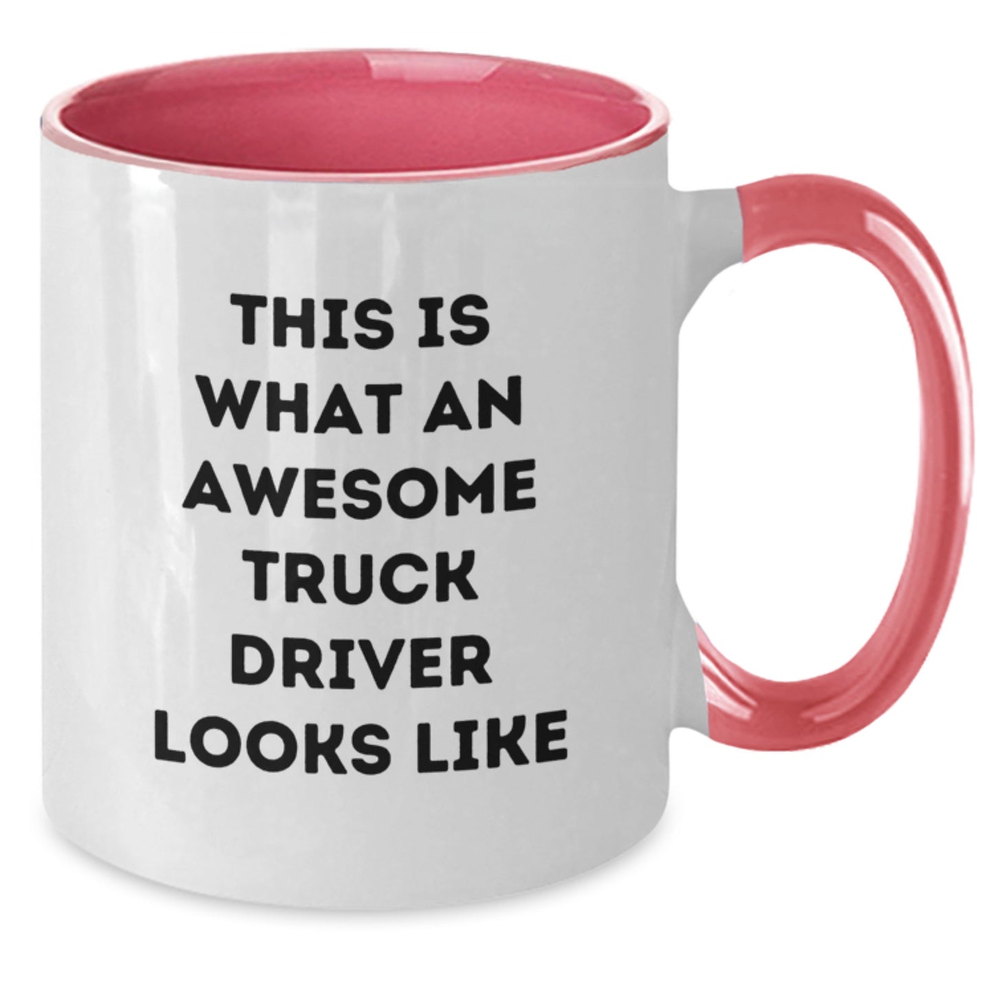 Gifts from Friends and Family to Awesome Truck Drivers - Funny Two Tone Coffee Mugs for Valentine's - Additional