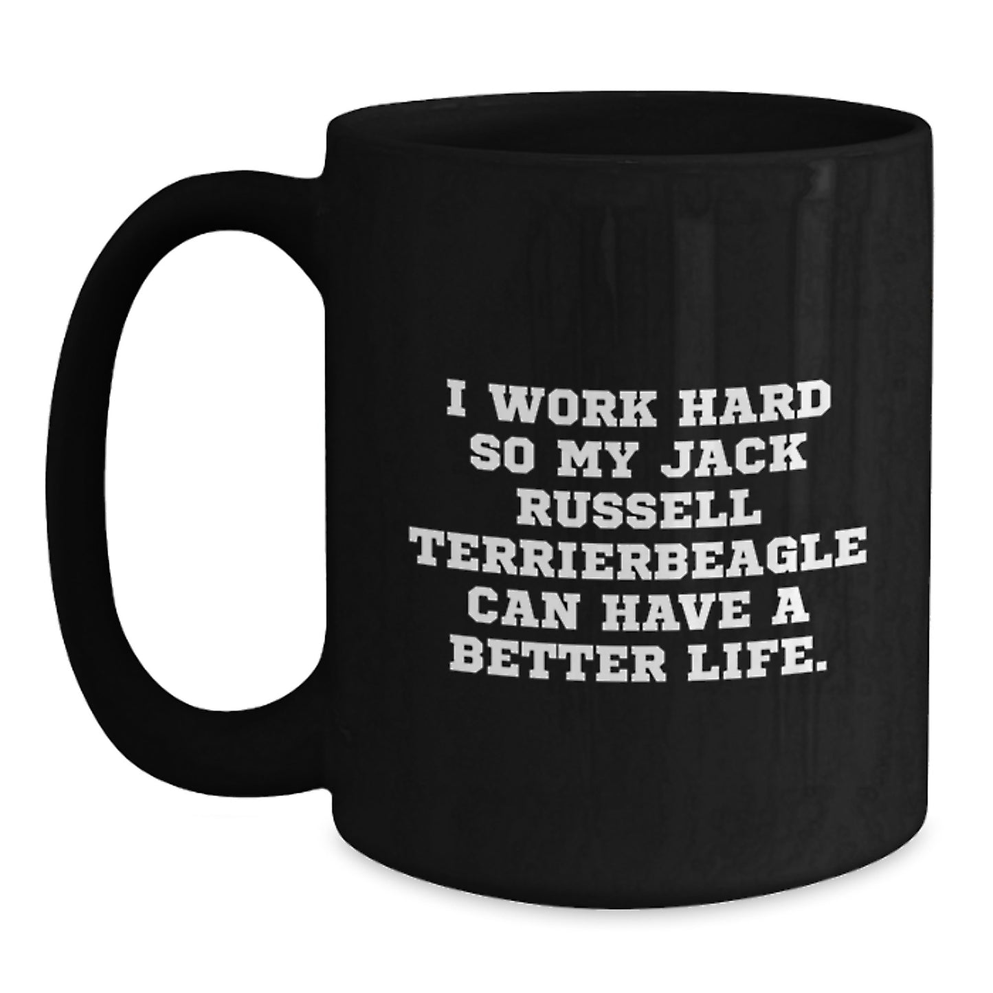 Funny Jack Russell Terrier Dog Coffee Mug Gifts from Men to Their Lovable Beagle Dog Valentine's Unique Gifts for Dog Lovers - Main