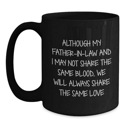 Funny Quote Father-in-law Coffee Mug Gifts for Dad from Family Christmas Unique Presents - Main