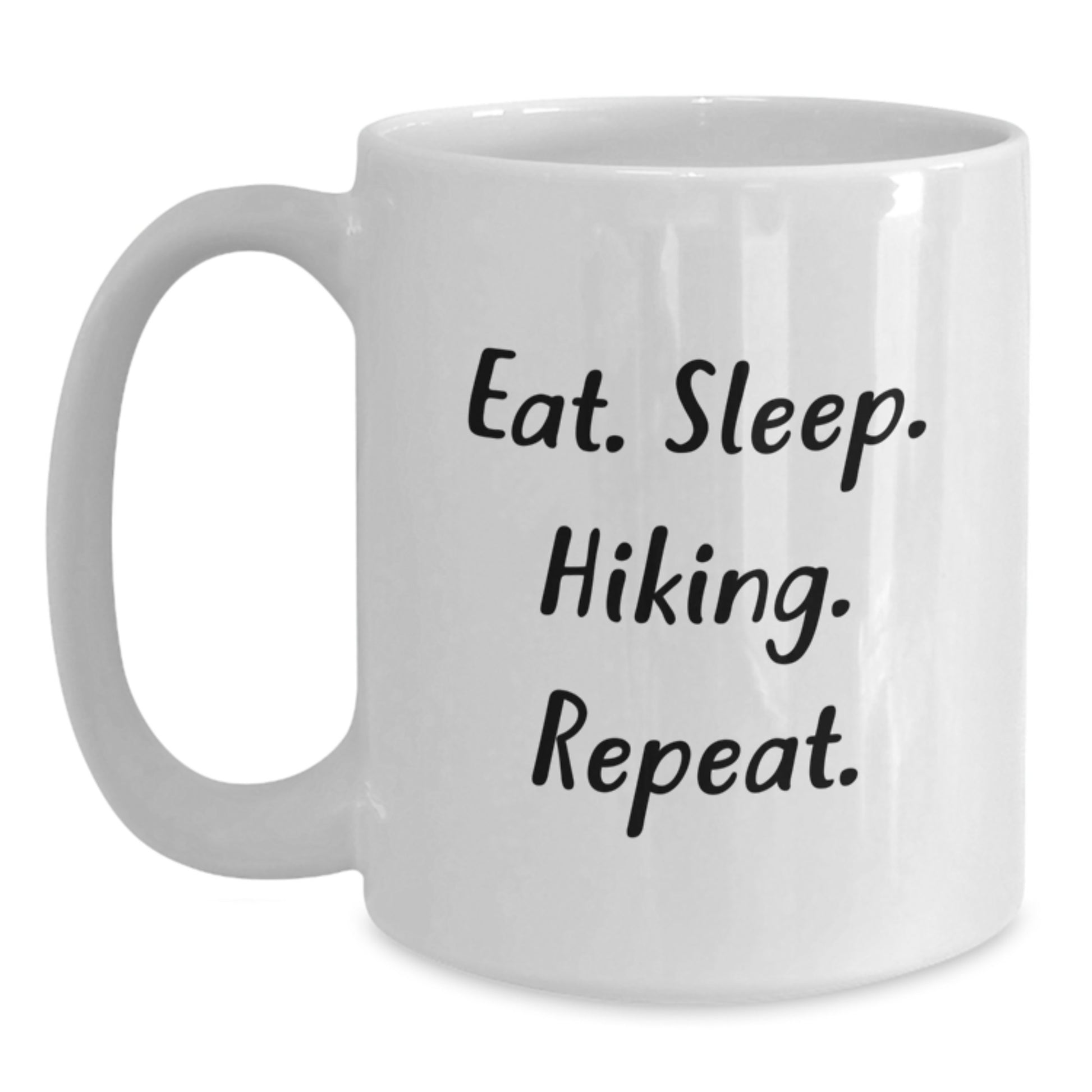 Funny Hiking White Coffee Mug Gifts from Friends for Men and Women on Birthday Unique Occasions - Main