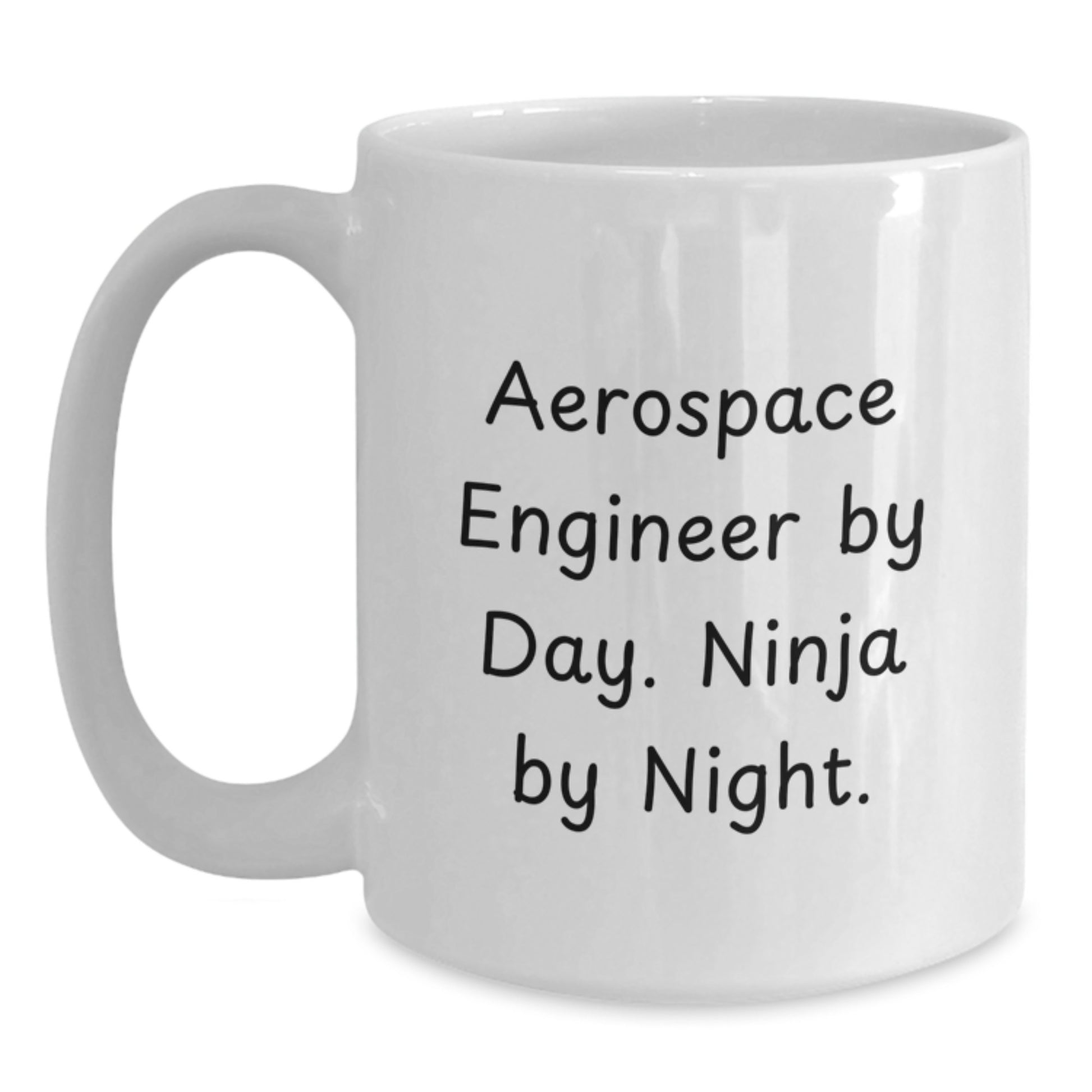 Unique Aerospace Engineer Gifts for Men, Funny White Coffee Mugs for Christmas, Gifts from Friends to Aerospace Engineer - Main