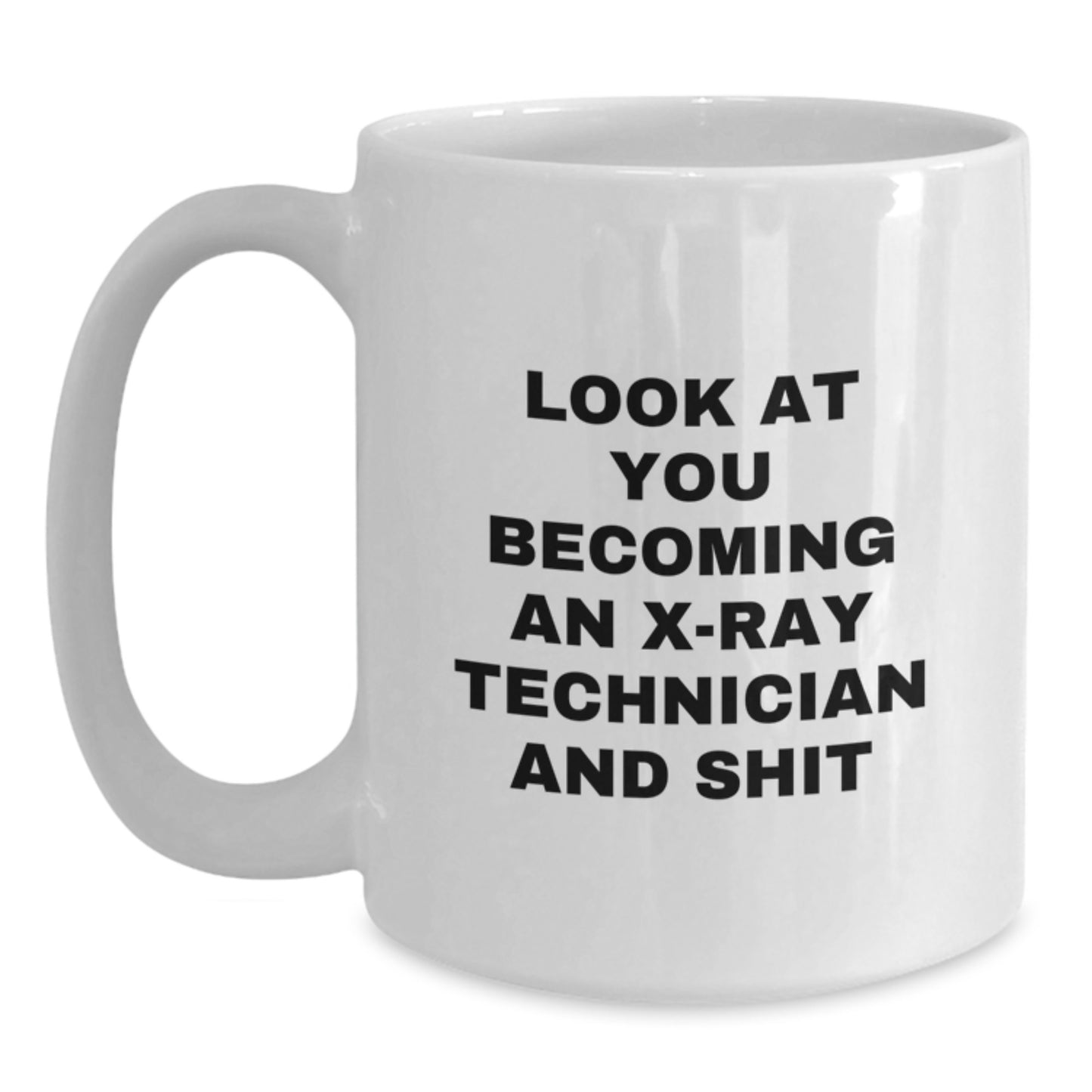 Funny X-Ray Technician Christmas Unique Gifts from Friends to X-Ray Technician Men White Coffee Mug - Main