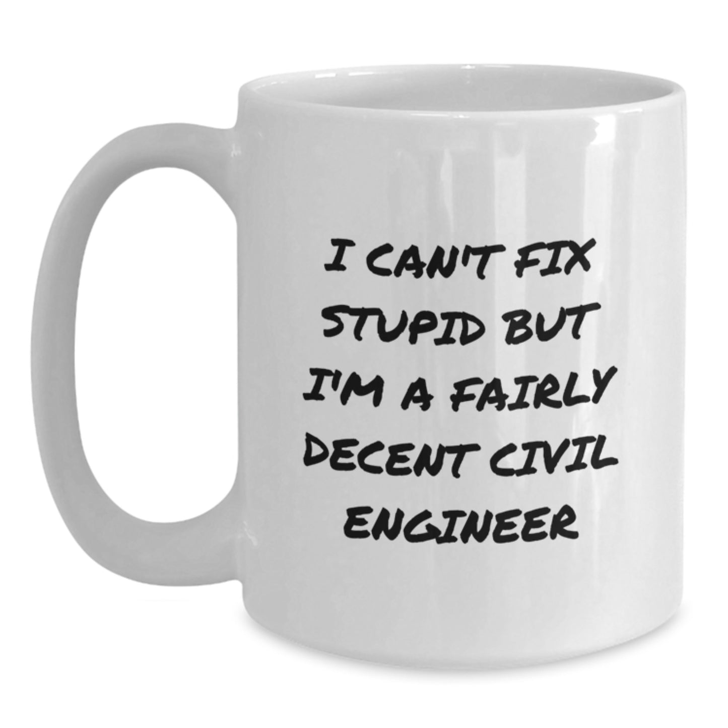 Funny Civil Engineer White Coffee Mug Gifts for Civil Engineer Friends from Coworkers - Unique Christmas Unique Gifts - Main