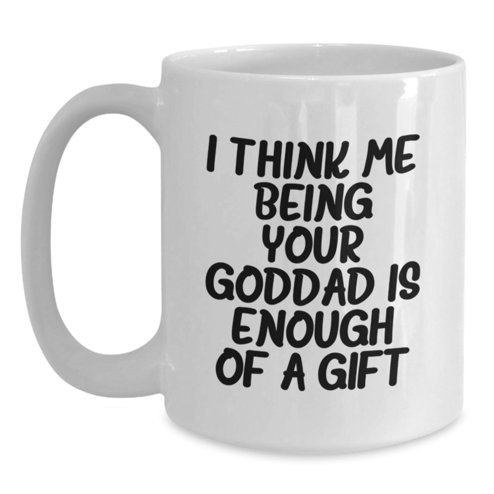 Goddad Gifts from Men, Funny White Coffee Mug for Goddad, Unique Mother's Day Unique Gifts - Main