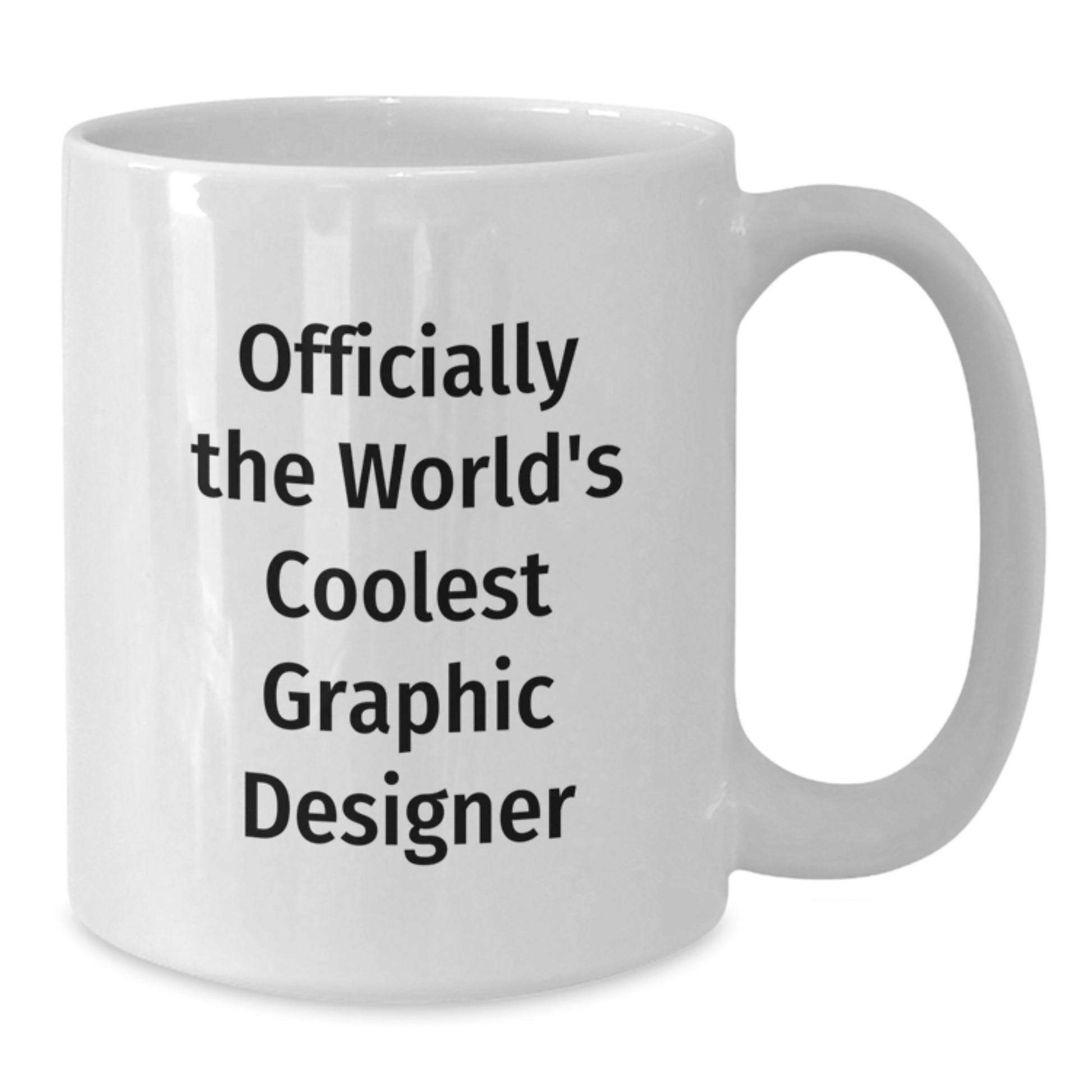 Funny Graphic Designer Gift for Him, Officially the World's Coolest Graphic Designer Mugs, Birthday Unique Gifts from Friends - Additional