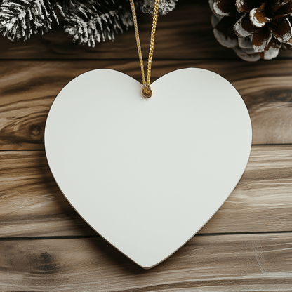 Principal Gifts for Men - Heart Ornament, 'Principal By Day, World's Best Dad By Night' - Christmas Unique Gifts from Family small / White