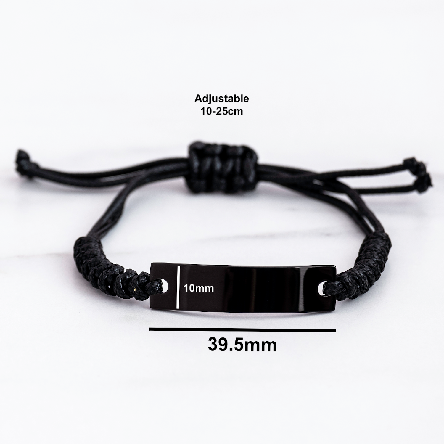 Big Sister Gifts from Family - Funny Rope Bracelet Quote 'They Call Me Big Sister Because Partner In Crime Makes Me Sound Like A Bad Influence' for Father's Day small / Black