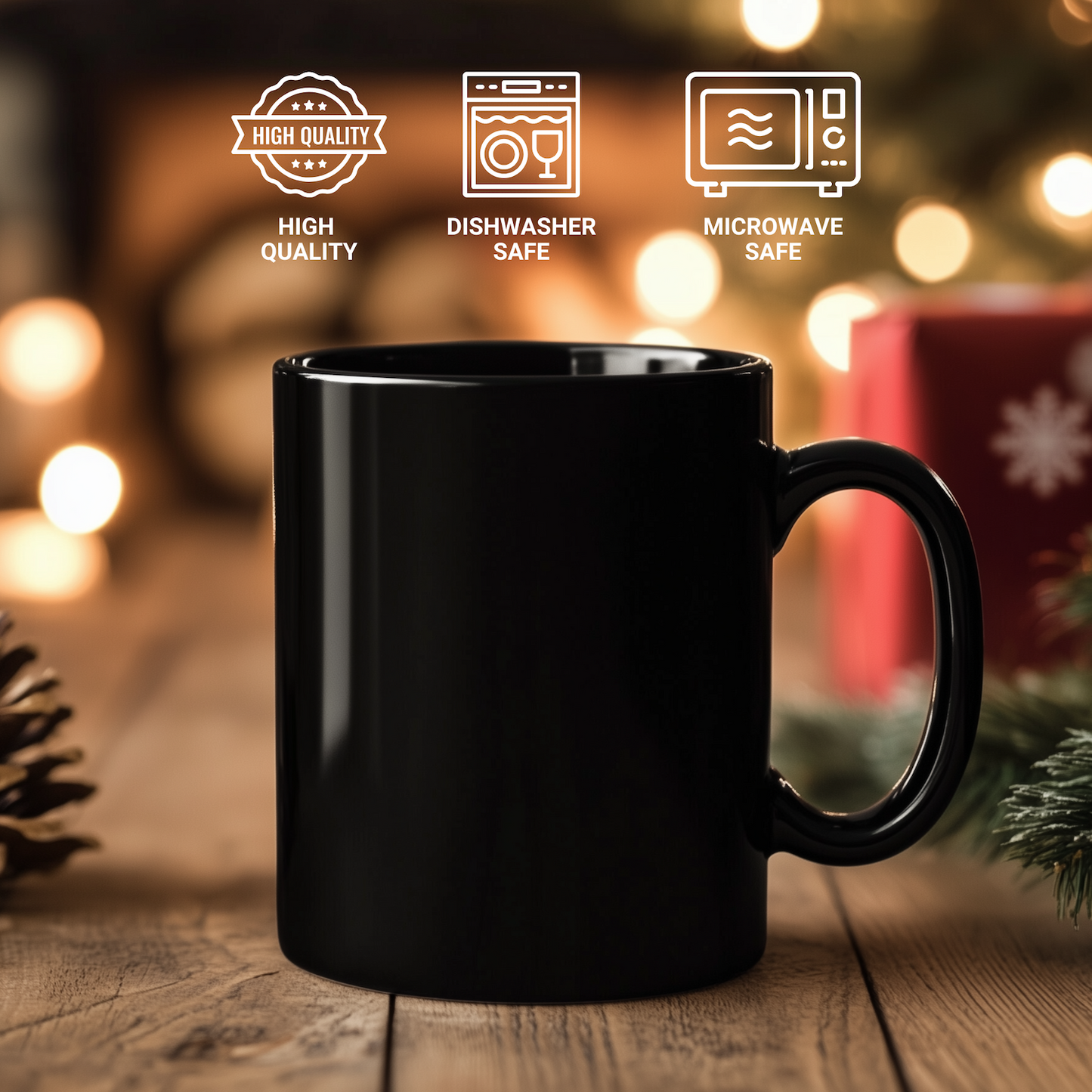 Quilter By Day, Ninja By Night Funny Black Coffee Mugs Gifts for Men from Family, Quilter Unique Father's Day Unique Gifts - Additional