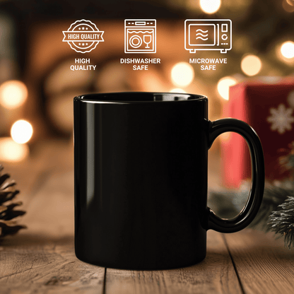 Funny Hairdresser Gifts from Men to Retired Hairdressers - 'Figure It Out Yourself' Quote on Black Coffee Mug, Microwave and Dishwasher Safe