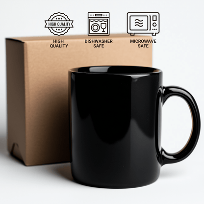Massage Therapist Humor Gifts for Men - 'I'm Not Perfect' Funny Black Coffee Mug, Perfect for Father's Day, Gifts from Friends, Coworkers, or Family