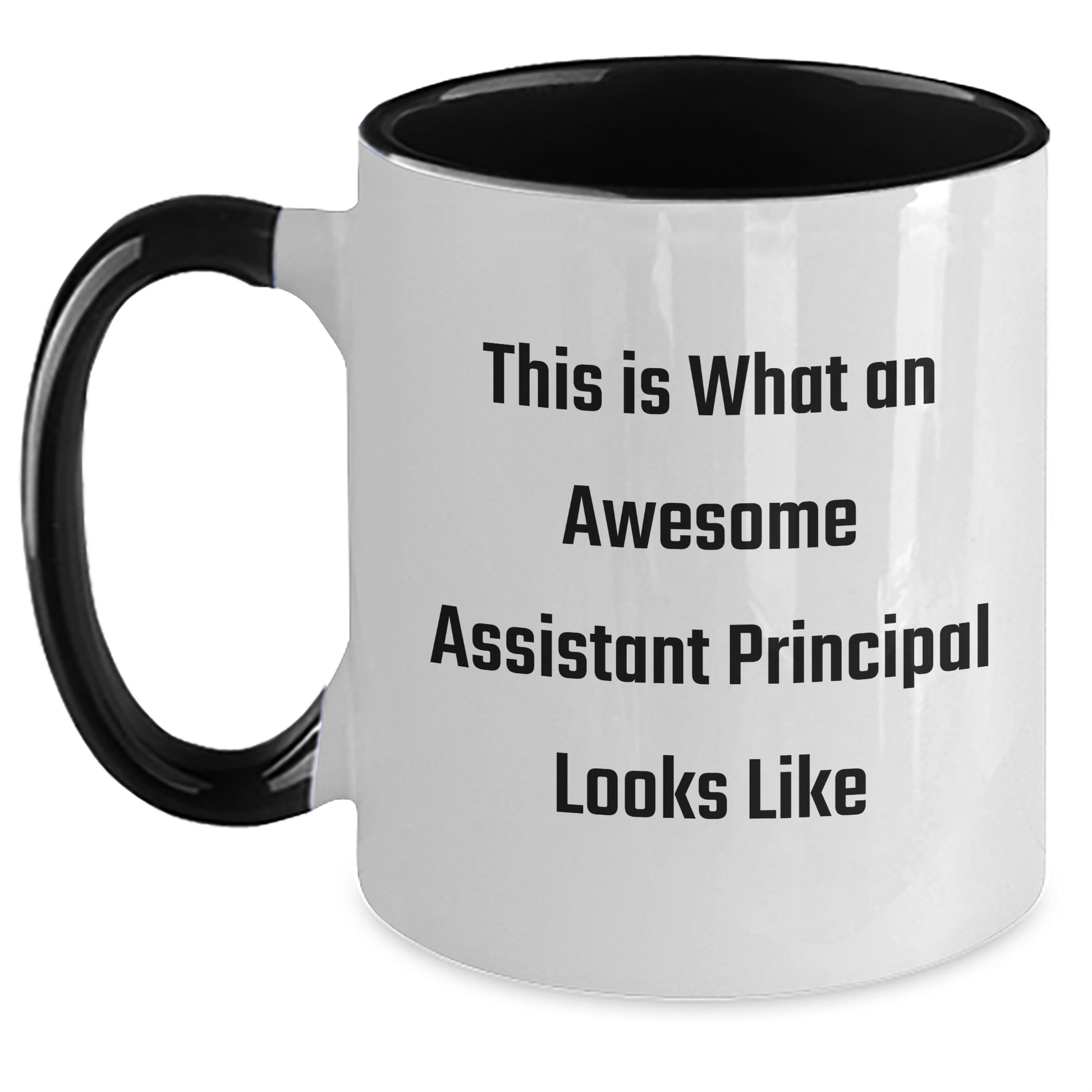 Funny Assistant Principal Gifts - This Is What An Awesome Assistant Principal Looks Like, Two Tone Coffee Mug for Father's Day, Gifts from Family to Assistant Principal - Main