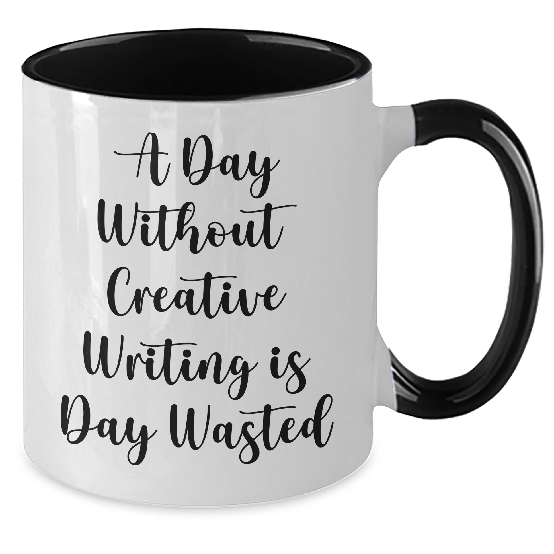 Creative Writing Lovers Two Tone Coffee Mug | Funny Creative Writing Gifts for Writers | Inspirational Father's Day Unique Gifts from Daughter or Son - Additional