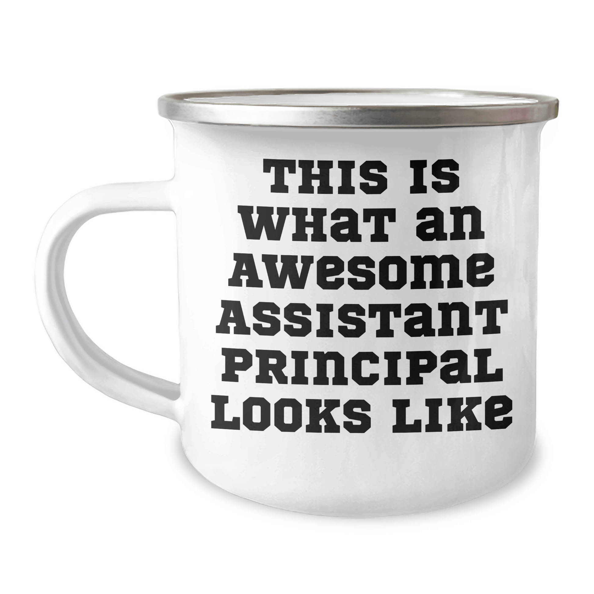 Gifts from Friends and Family for Awesome Assistant Principals - Funny Camping Mug, 'This Is What An Awesome Assistant Principal Looks Like' Quote, Father's Day Unique Gifts 12oz / White