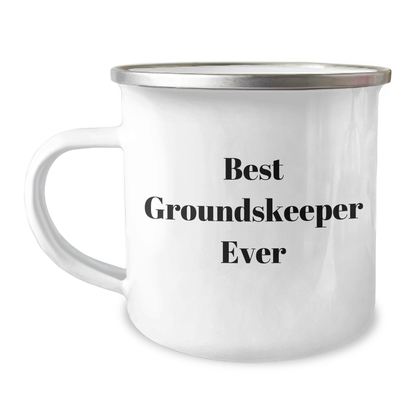 Funny groundskeeper Gifts, Camping Mug for Mother's Day, 'Best groundskeeper Ever' Quote, Gifts from Family, Gifts for groundskeeper - Image 1