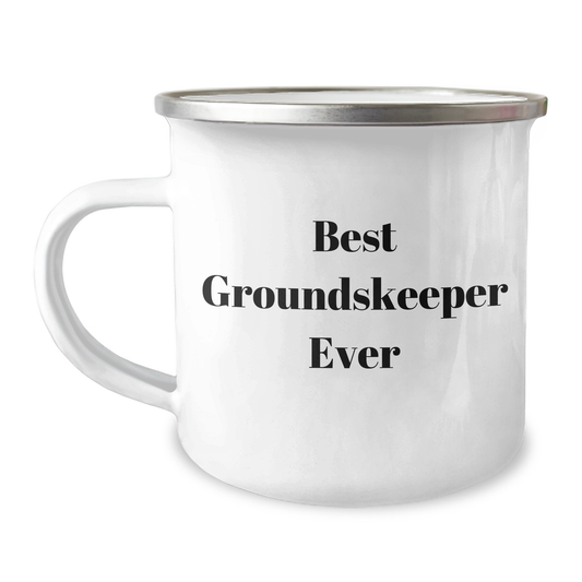 Funny groundskeeper Gifts, Camping Mug for Mother's Day, 'Best groundskeeper Ever' Quote, Gifts from Family, Gifts for groundskeeper - Image 1