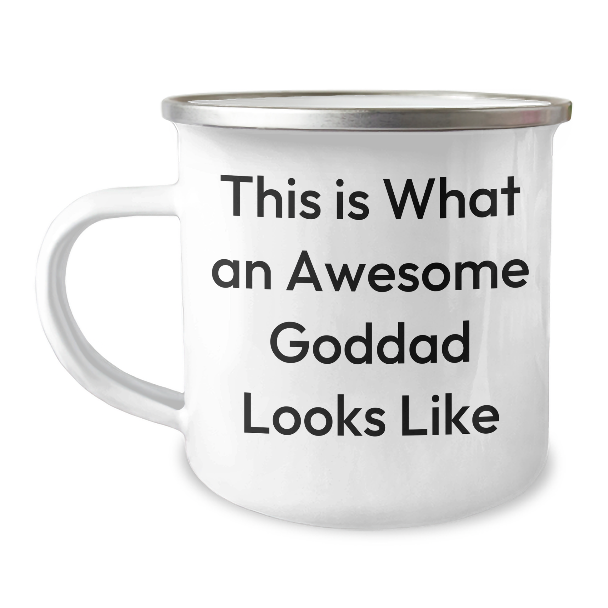 Goddad Gifts for Him, Funny Camping Mug This Is What An Awesome Goddad Looks Like, Father's Day Unique Gifts from Friends - Image 1
