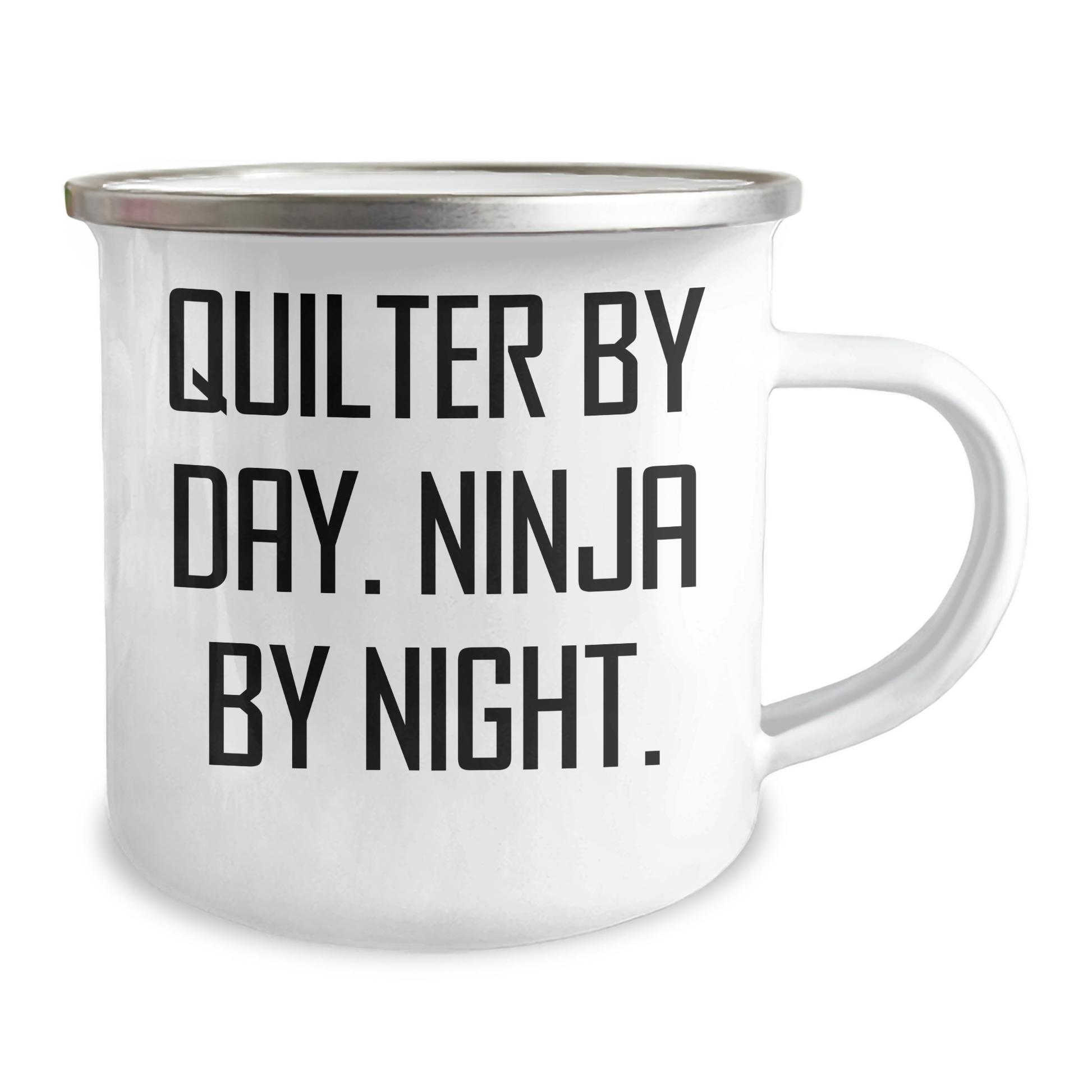 Quilter By Day. Ninja By Night., Funny Quilter Gifts for Men, Camping Mug, Father's Day Unique Gifts from Family - Image 2