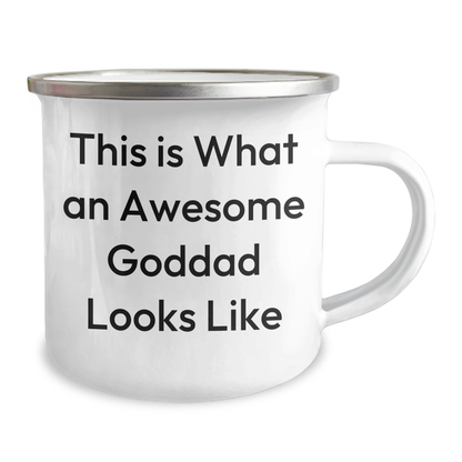 Goddad Gifts for Him, Funny Camping Mug This Is What An Awesome Goddad Looks Like, Father's Day Unique Gifts from Friends - Image 2
