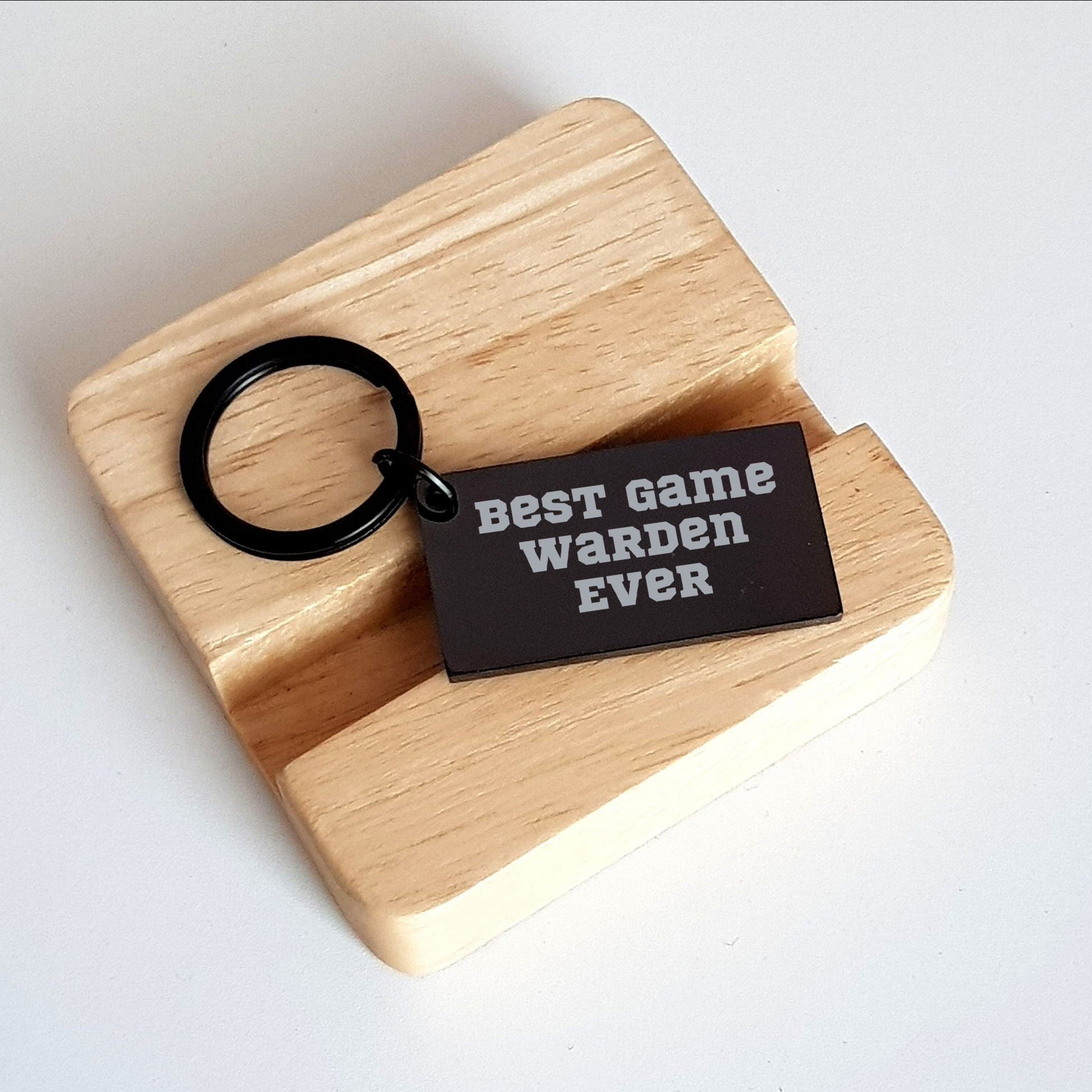 Funny Game Warden Quotes Gifts from Friends to Best Game Warden Ever Keychain for Men - Unique Father's Day Unique Gifts - Image 2