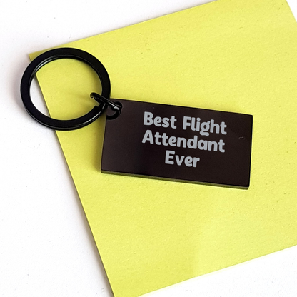 Flight Attendants Gifts for Men, Funny Keychain from Coworkers, Best Flight Attendant Ever, Unique Father's Day Unique Gifts - Image 3