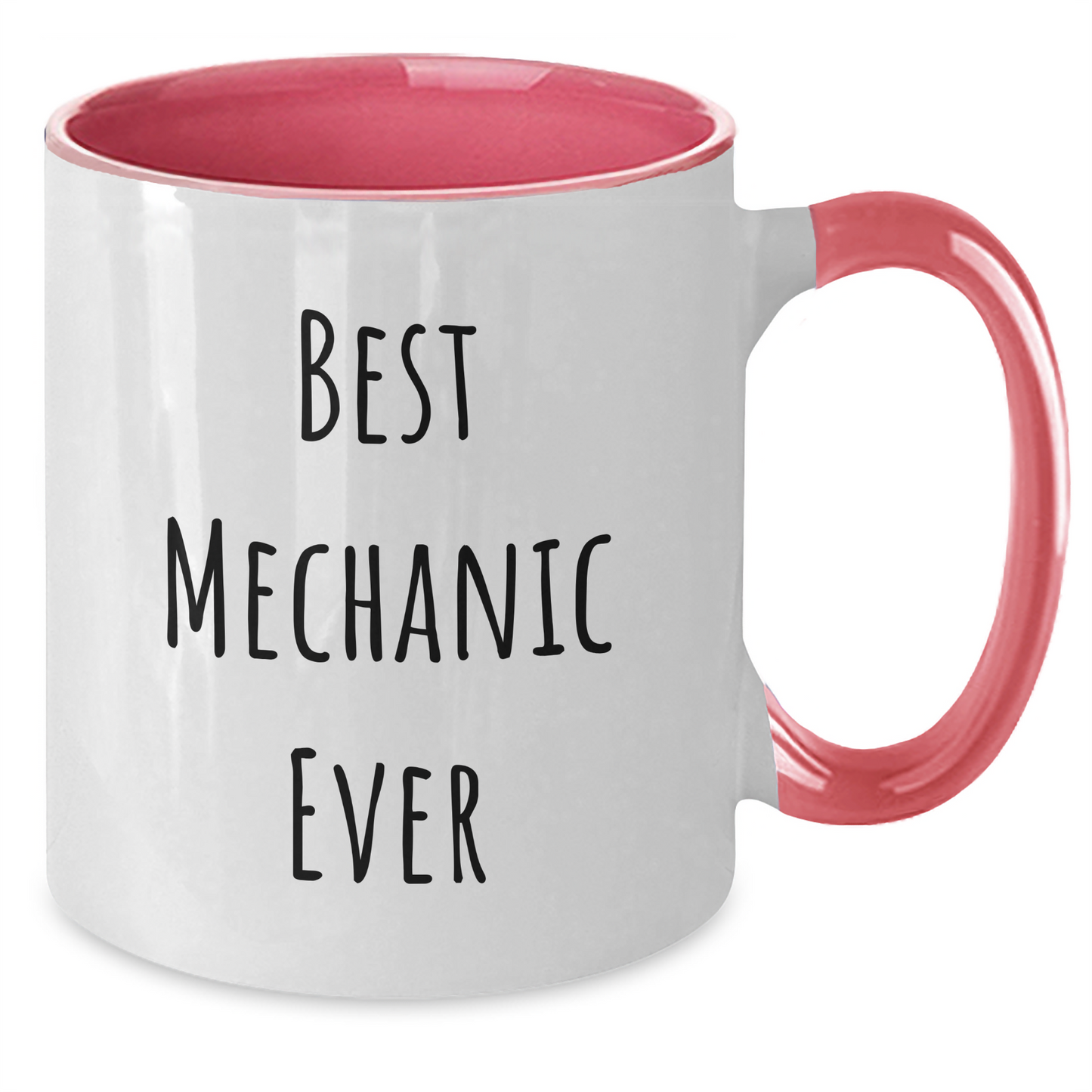 Funny Mechanic Gifts - Best Mechanic Ever Quote, Two Tone Coffee Mug for Men, Father's Day Unique Gifts from Friends - Additional