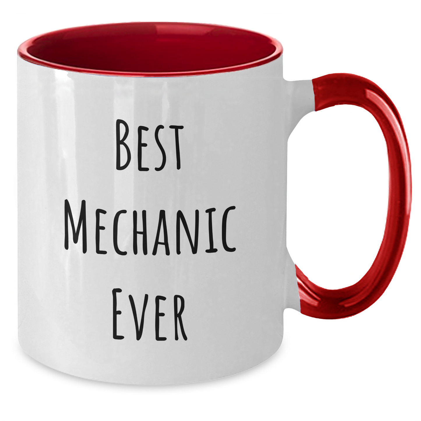 Funny Mechanic Gifts - Best Mechanic Ever Quote, Two Tone Coffee Mug for Men, Father's Day Unique Gifts from Friends - Additional