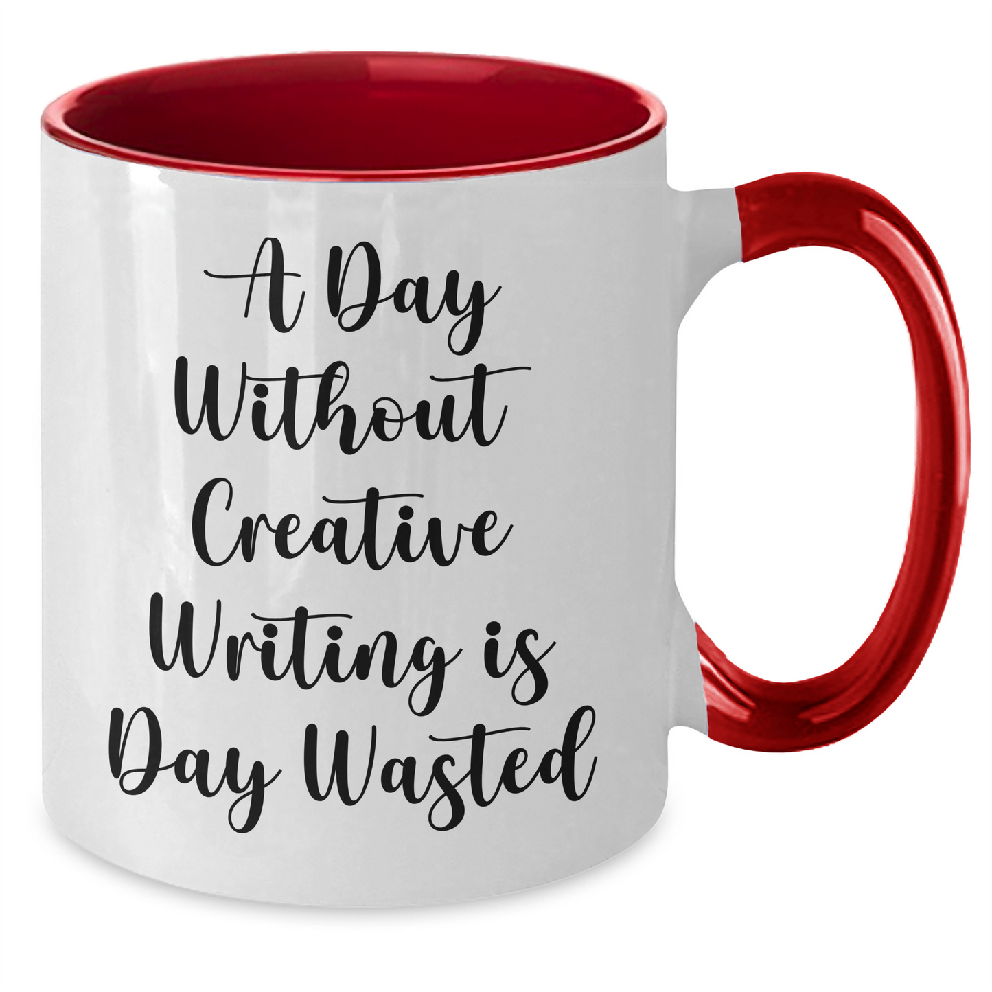 Creative Writing Lovers Two Tone Coffee Mug | Funny Creative Writing Gifts for Writers | Inspirational Father's Day Unique Gifts from Daughter or Son - Additional