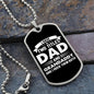 I Have Two Titles Dad and Grandaddy And I Rock Them Both Dog Tag Necklace - Fathers Day Gift for Grandaddy - Grandaddy Birthday Gift