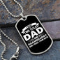 I Have Two Titles Dad and Granddaddy And I Rock Them Both Dog Tag Necklace - Fathers Day Gift for Granddaddy - Granddaddy Birthday Gift