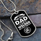 I Have Two Titles Dad and Welder And I Rock Them Both Dog Tag Necklace - Fathers Day Gift for Welder - Personalized Welder Birthday Gift