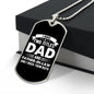 I Have Two Titles Dad and Father-in-law And I Rock Them Both Dog Tag Necklace - Fathers Day Gift for FIL - Father-in-law Birthday Gift