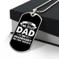 I Have Two Titles Dad and Grandaddy And I Rock Them Both Dog Tag Necklace - Fathers Day Gift for Grandaddy - Grandaddy Birthday Gift