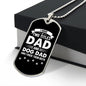 I Have Two Titles Dad and Dog Dad And I Rock Them Both Dog Tag Necklace - Fathers Day Gift for Dog Dad - Personalized Dog Dad Birthday Gift