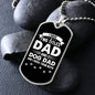 I Have Two Titles Dad and Dog Dad And I Rock Them Both Dog Tag Necklace - Fathers Day Gift for Dog Dad - Personalized Dog Dad Birthday Gift