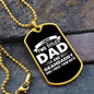 I Have Two Titles Dad and Grandaddy And I Rock Them Both Dog Tag Necklace - Fathers Day Gift for Grandaddy - Grandaddy Birthday Gift