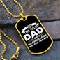 I Have Two Titles Dad and Granddaddy And I Rock Them Both Dog Tag Necklace - Fathers Day Gift for Granddaddy - Granddaddy Birthday Gift