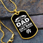 I Have Two Titles Dad and Cat Dad And I Rock Them Both Dog Tag Necklace - Fathers Day Gift for Cat Dad - Personalized Cat Dad Birthday Gift