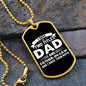 I Have Two Titles Dad and Father-in-law And I Rock Them Both Dog Tag Necklace - Fathers Day Gift for FIL - Father-in-law Birthday Gift