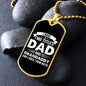 I Have Two Titles Dad and Grandaddy And I Rock Them Both Dog Tag Necklace - Fathers Day Gift for Grandaddy - Grandaddy Birthday Gift