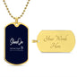 20230514 Dog Tag Necklace Template Military Chain (Gold) / Yes
