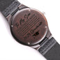 To My Son 2023 Graduate Engraved Wooden Watch - Felicidades Mijo - Graduation Gift for Son - Class of 2023 Motivational Gift