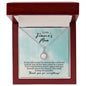 To My Fiance's Mom Necklace - Mother's Day Gift - Mother of the Groom Jewelry Luxury Box w/ LED