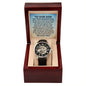 To Our Son Graduation Gift - Openwork Skeleton Watch - College Graduation Gift for Him - High School Graduate Jewelry