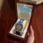 To Our Son Graduation Gift - Openwork Skeleton Watch - College Graduation Gift for Him - High School Graduate Jewelry