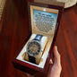 To My Son Graduation Gift - Openwork Skeleton Watch - College Graduation Gift for Him - High School Graduate Jewelry