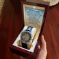 To My Man Openwork Skeleton Watch - Gift for Husband, Boyfriend, Fiance, Soulmate - Anniversary Valentine's Day Fathers Day Gift