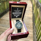 Regalo De Propuesta De Padrino - Reloj Esqueleto Calado - Regalo De Bautizo Para Padrino - Revelación De Embarazo - Pedir Ser Padrino