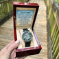 To My Man Openwork Skeleton Watch - Gift for Husband, Boyfriend, Fiance, Soulmate - Anniversary Valentine's Day Fathers Day Gift